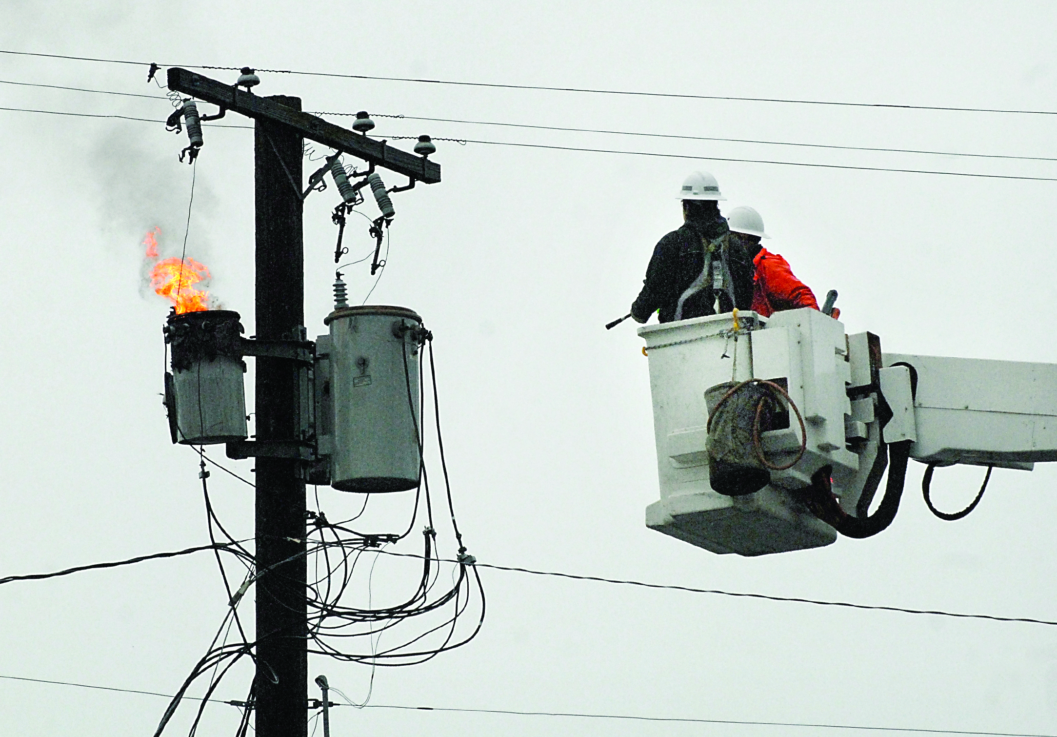 Port Angeles public utility crews Brent Robinson