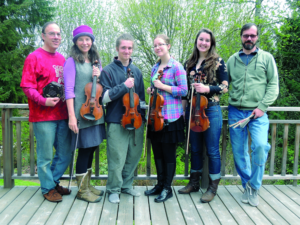 The Black Diamond Fiddle Club — from left