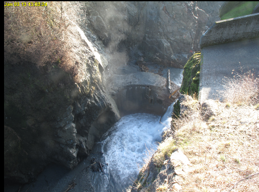 Mostly torn-down Glines Canyon Dam