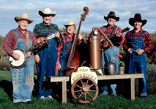 The Old Sidekicks include 85-year-old stand-up bass player W.L. Martin: “The ladies love him.”