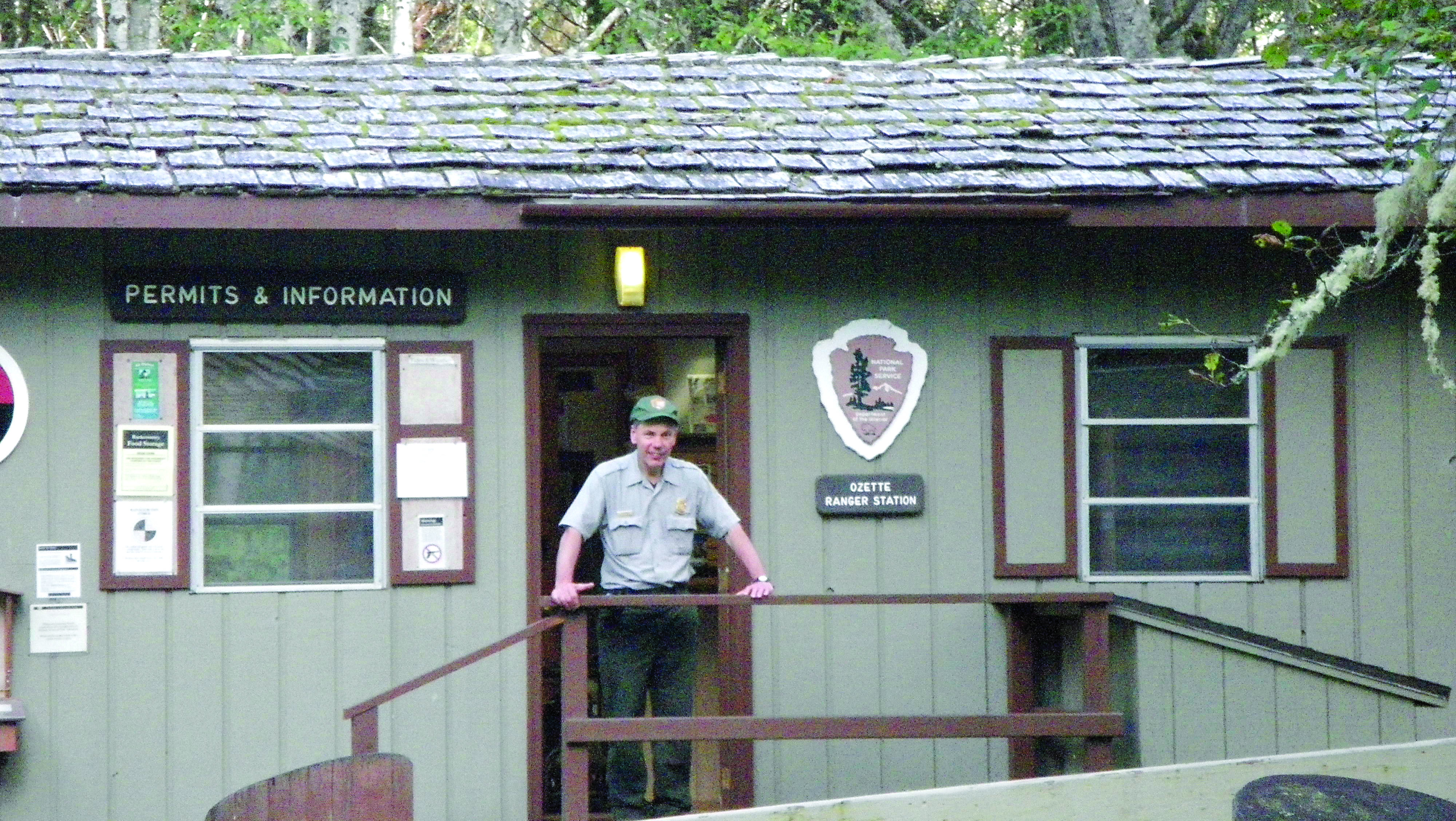 Al Voner at the Ozette station in Olympic National Park. (click on photo to enlarge)