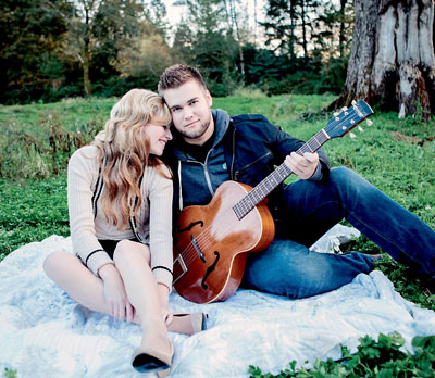 Abby Mae Latson and Dillan Witherow will bring their music to the 12th annual Snowgrass festival this Saturday evening in Port Angeles.