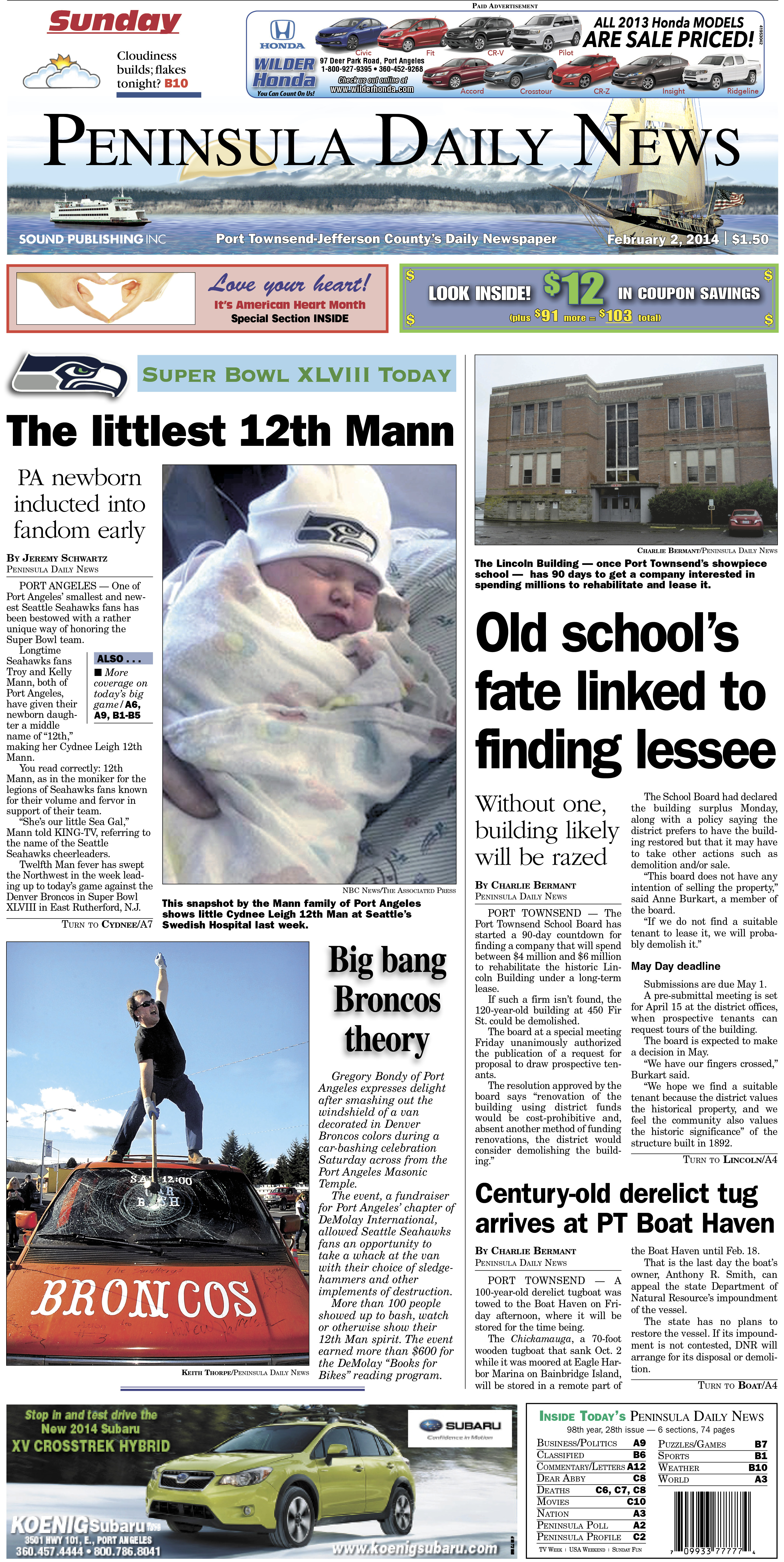 Today's front page for our Jefferson County readers.
