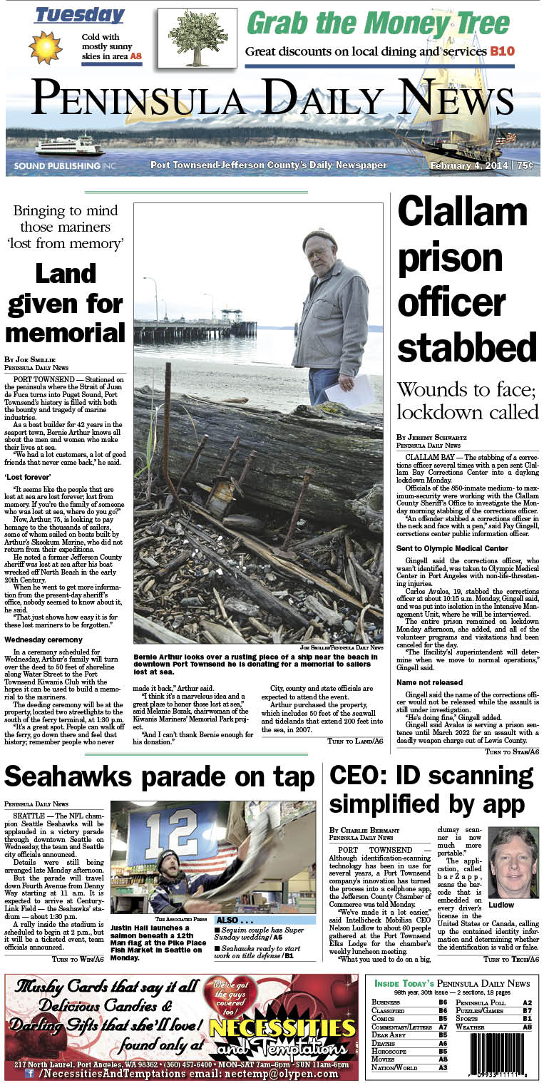 Today's front page for our Jefferson County readers.