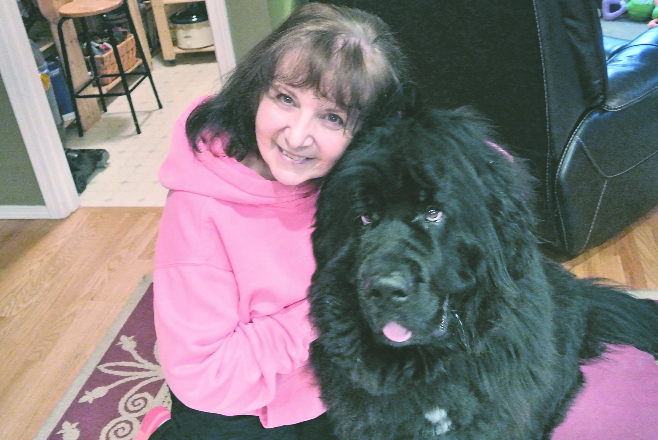 Joan Reynolds poses with Necco