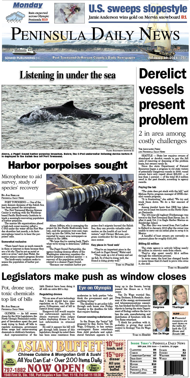 Today's front page for our Jefferson County readers.