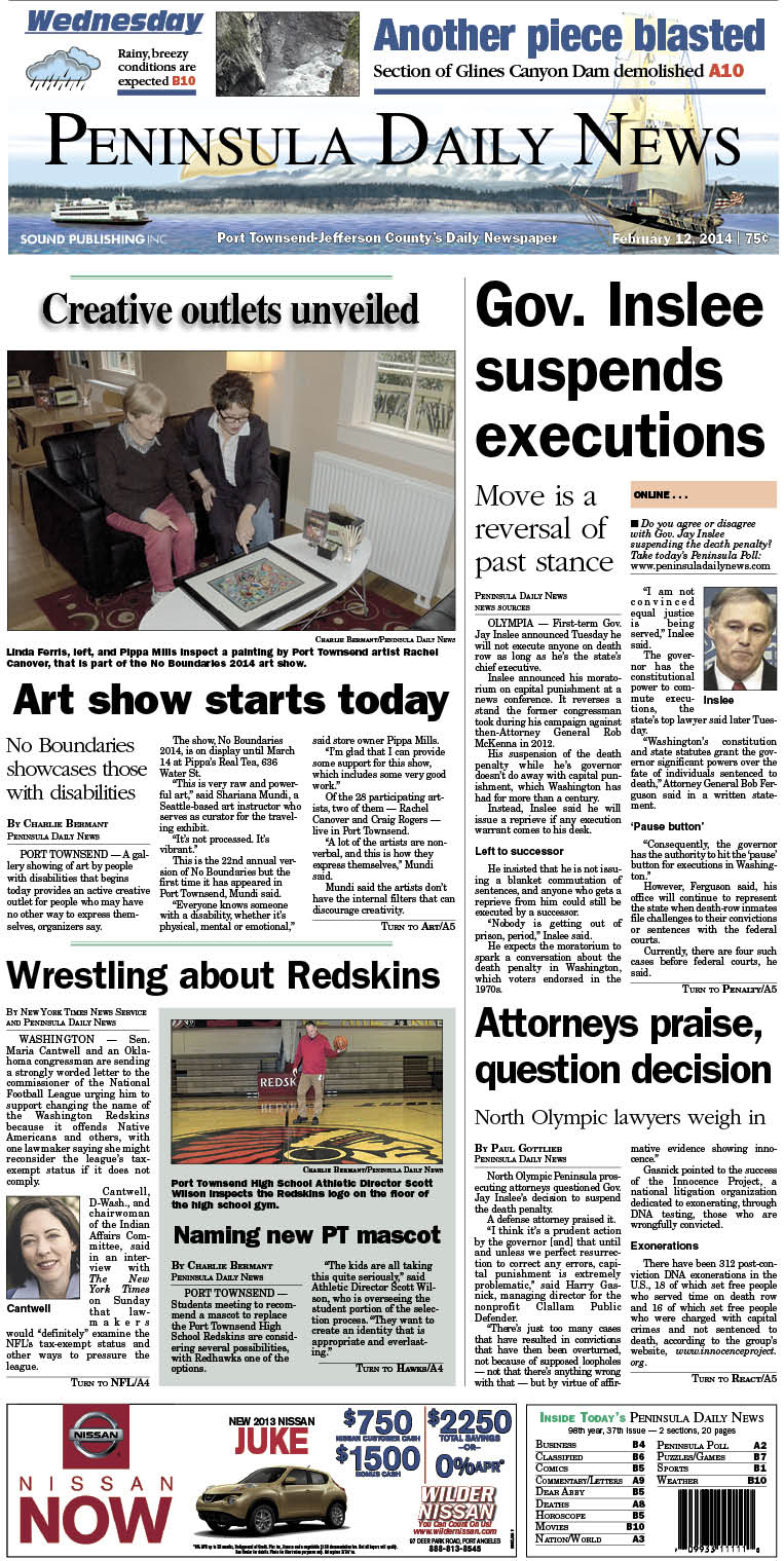 Today's front page for our Jefferson County readers.