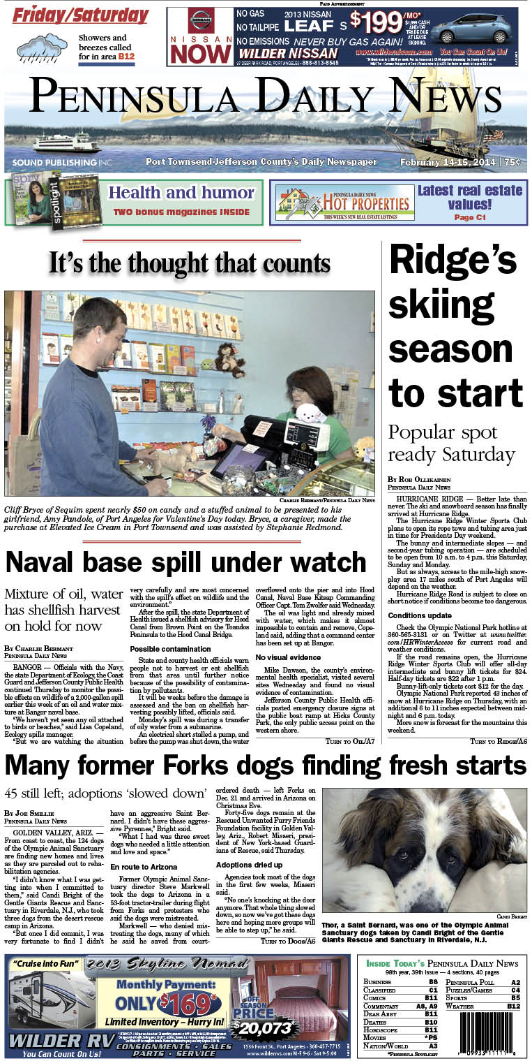 Today's front page for our Jefferson County readers.