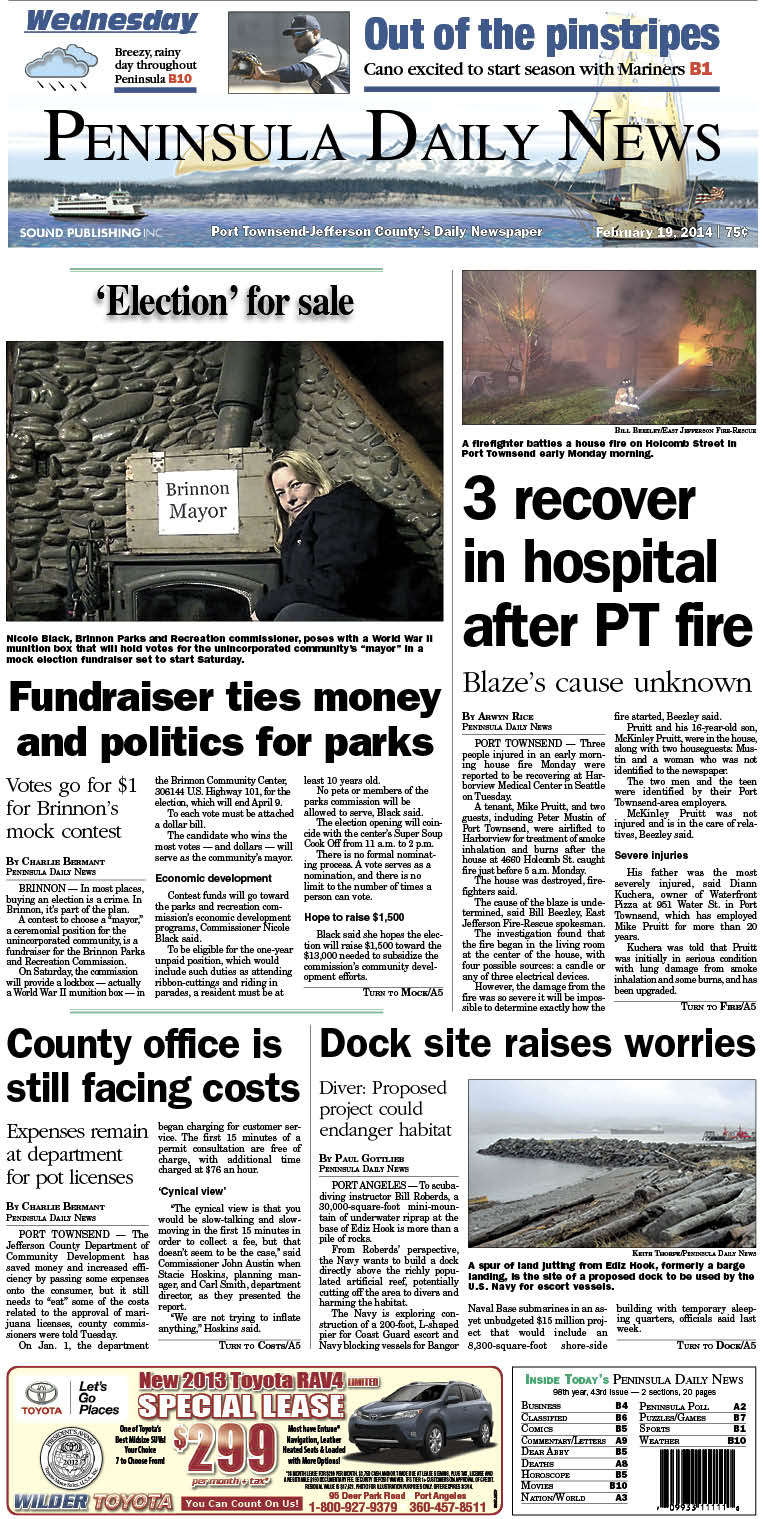 Today's front page for our Jefferson County readers.