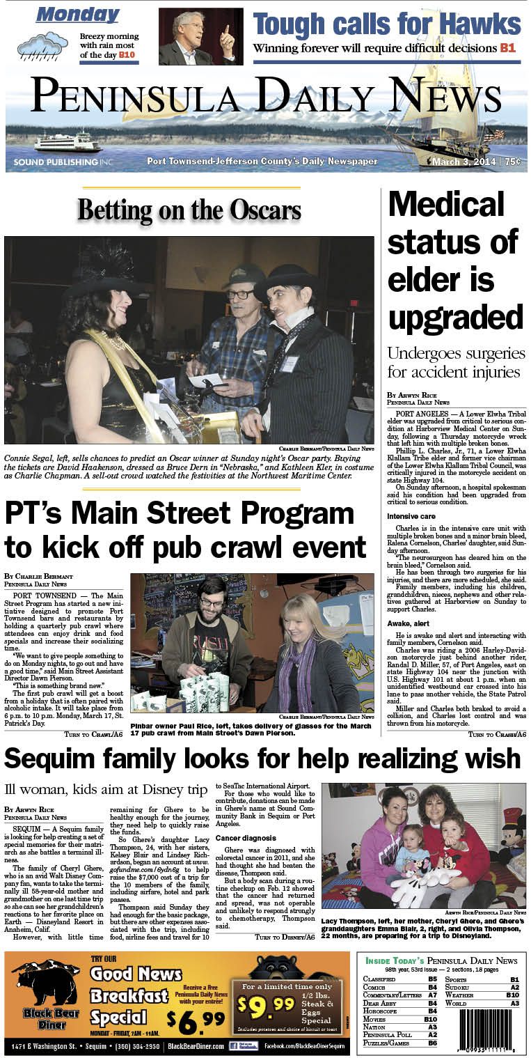 Today's front page for our Jefferson County readers.