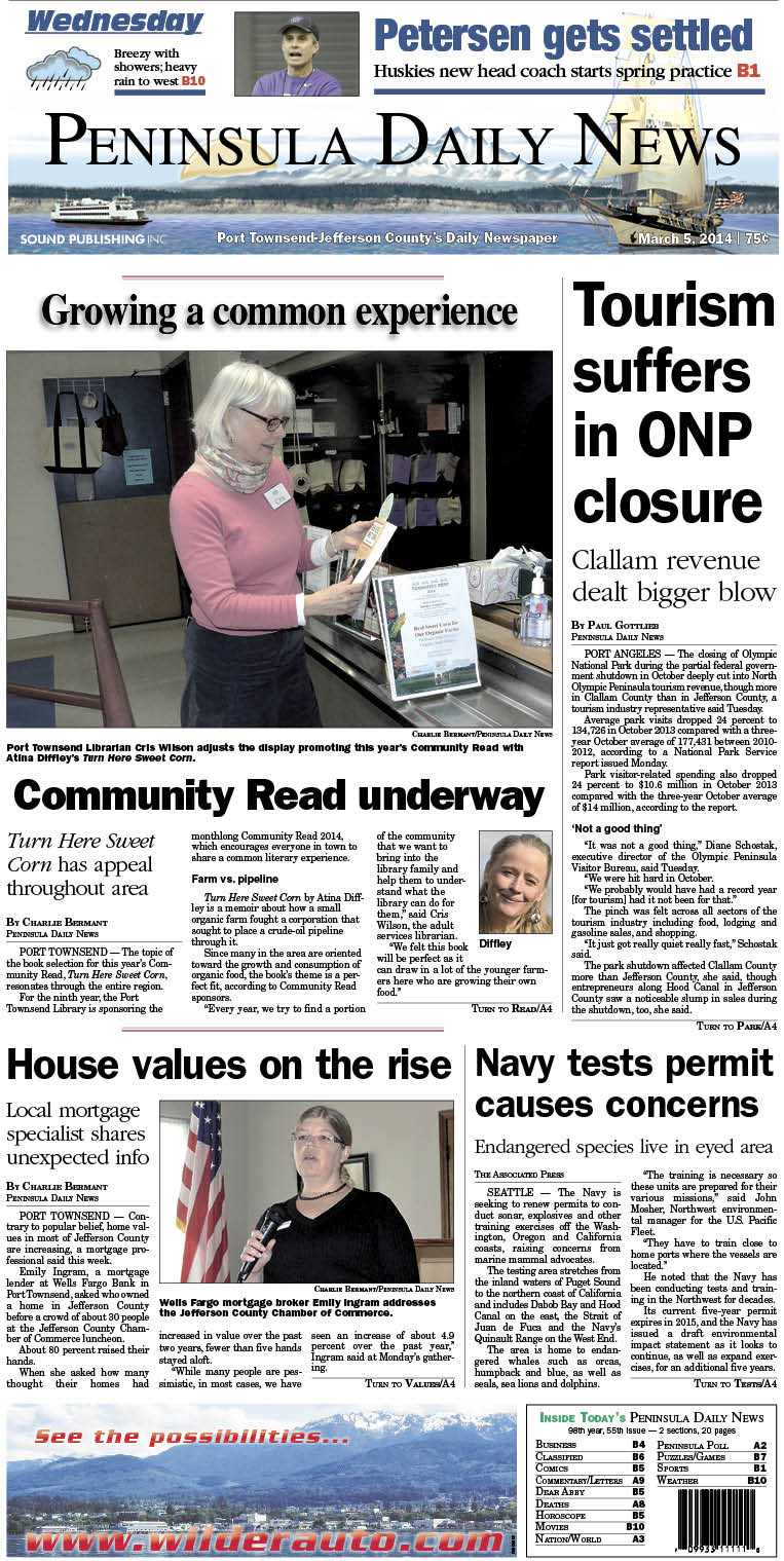 Today's front page for our Jefferson County readers.
