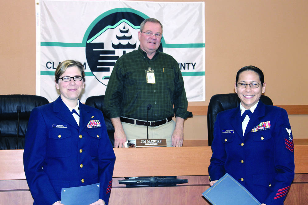 Coast Guard Yeoman 2nd Class Andrea Bourcher