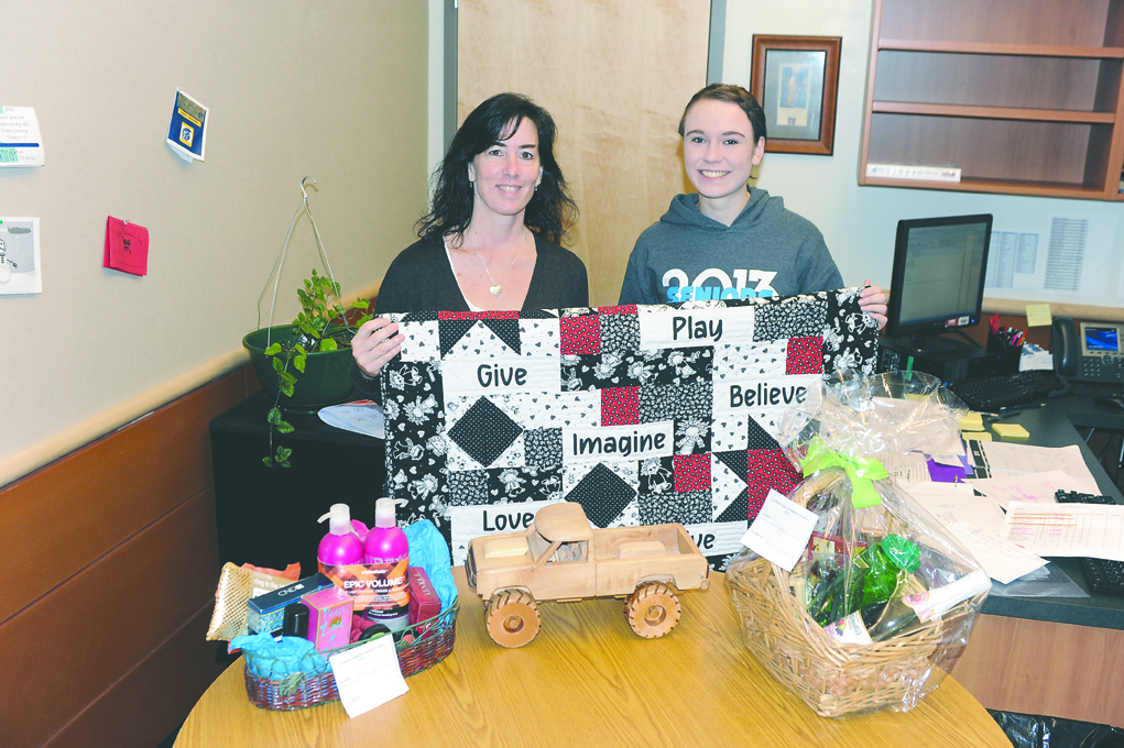 Forks High School senior adviser Patty Brandt