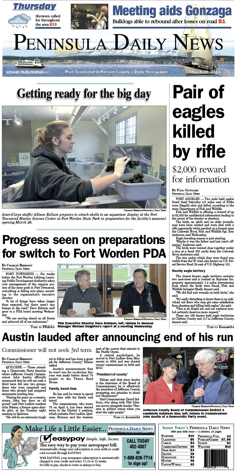 Today's front page for our Jefferson County readers.