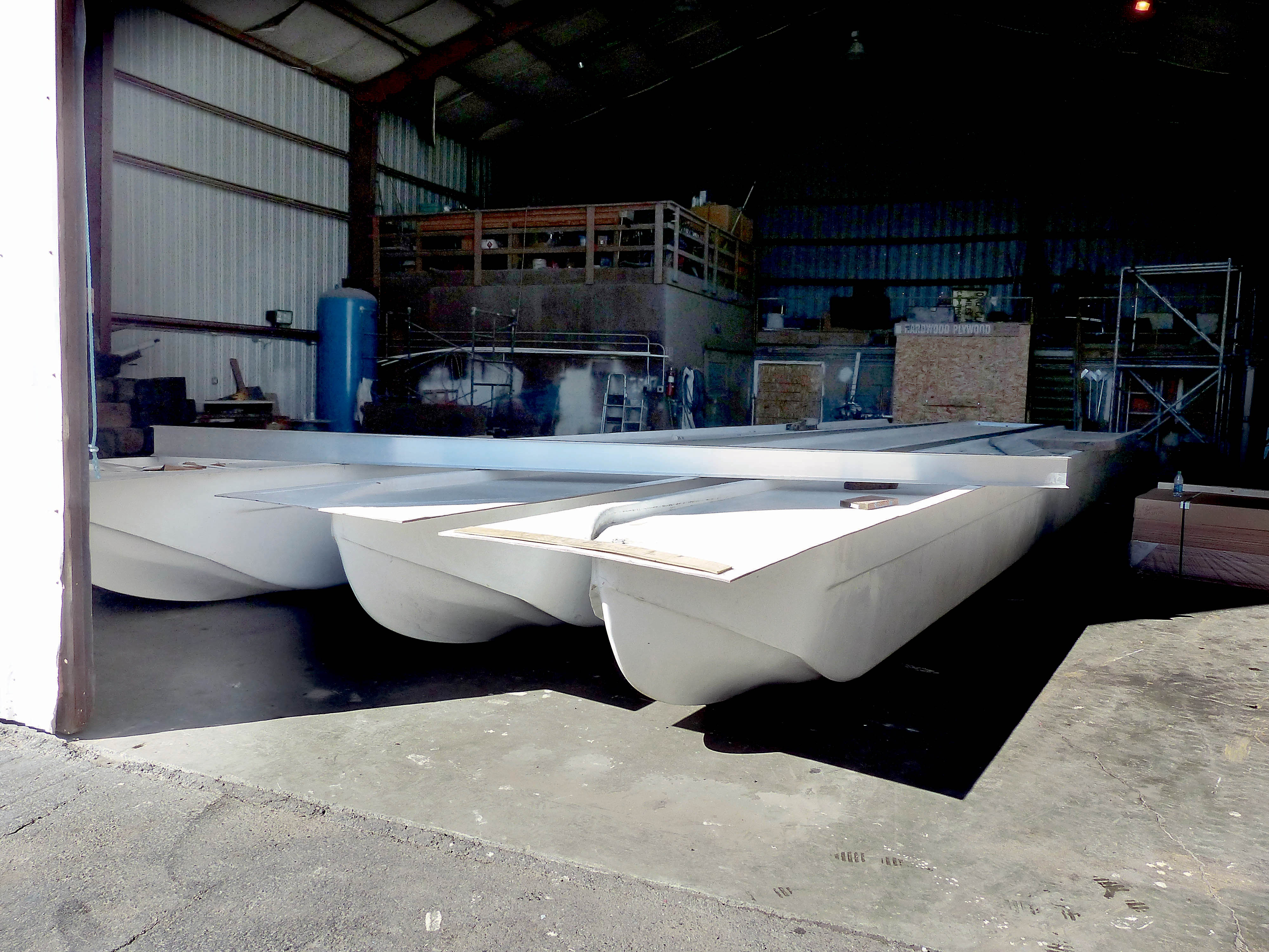 These three pontoons