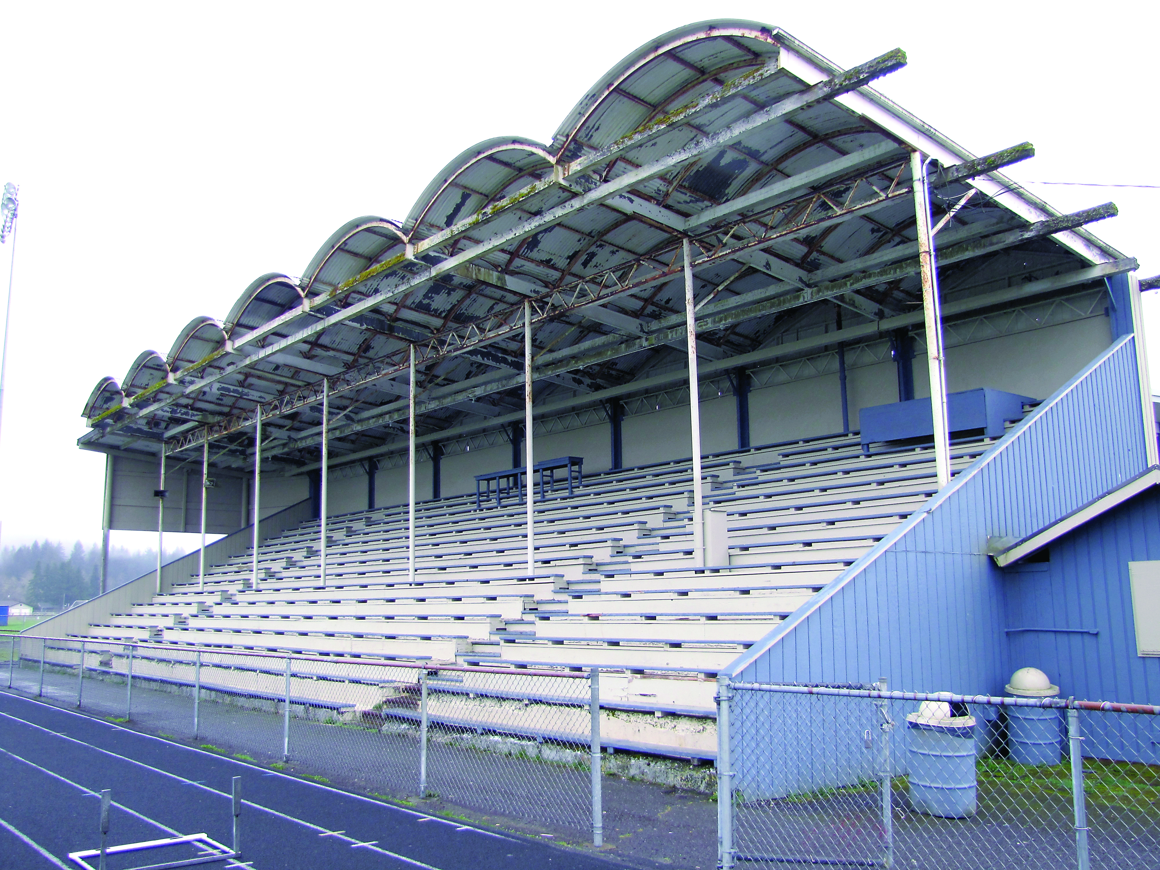 Forks High School's Spartan Stadium needs to be replaced in the next five years