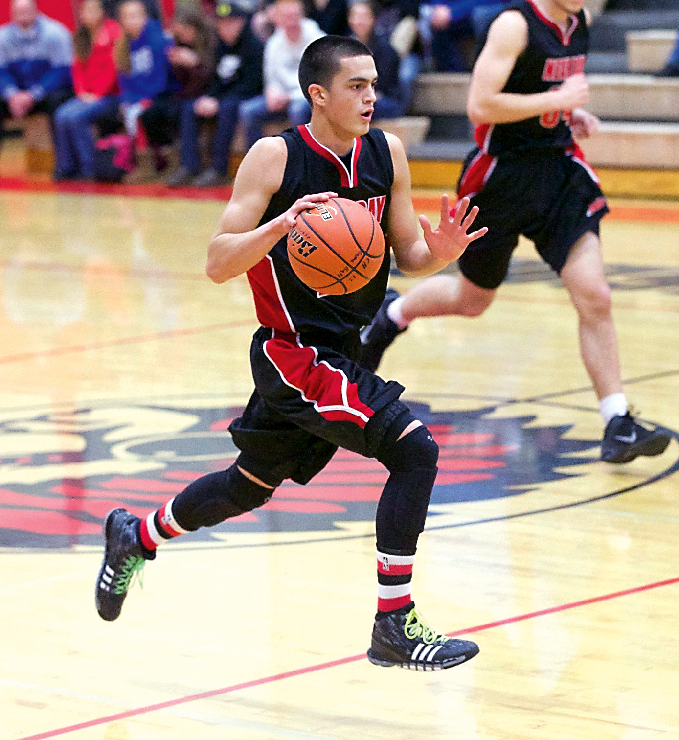 Neah Bay guard Abraham Venske is the All-Peninsula Boys Basketball MVP. Steve Mullensky/for Peninsula Daily News