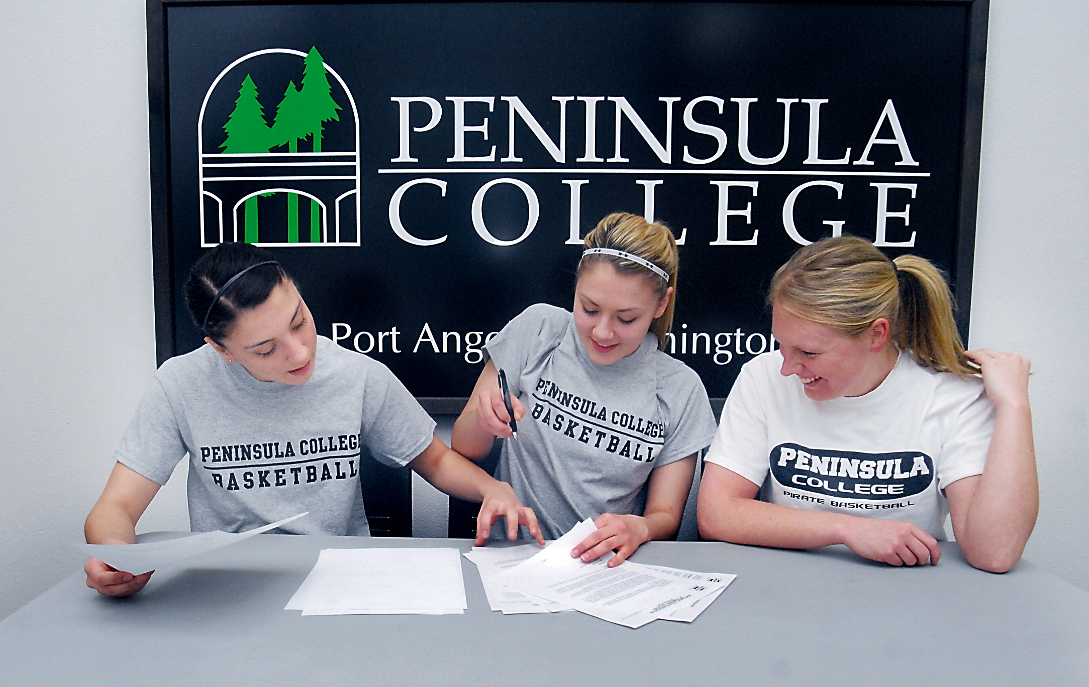 Peninsula College women's basketball coach Alison Crumb