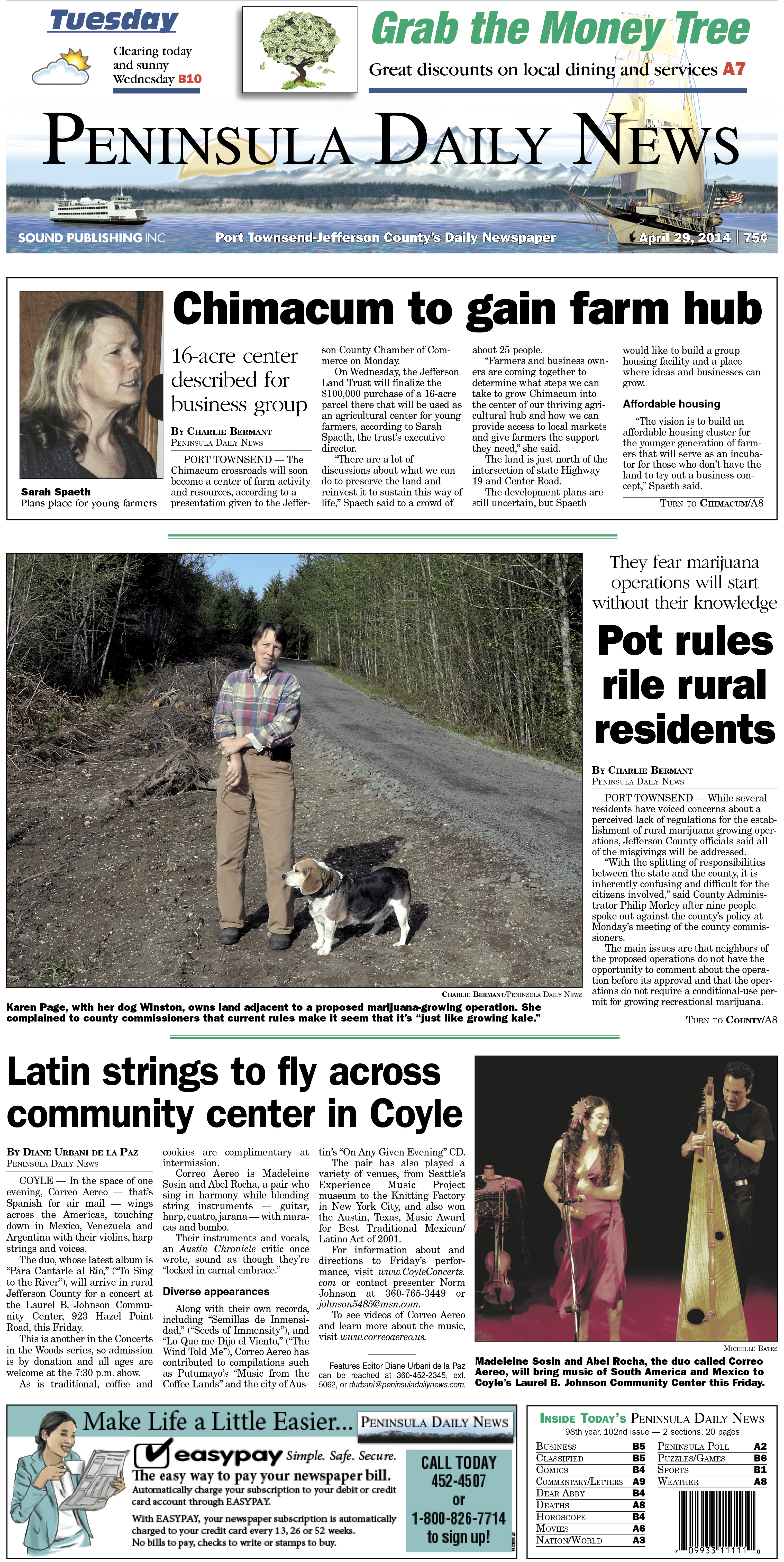 Today's PDN front page for our Jefferson County readers.