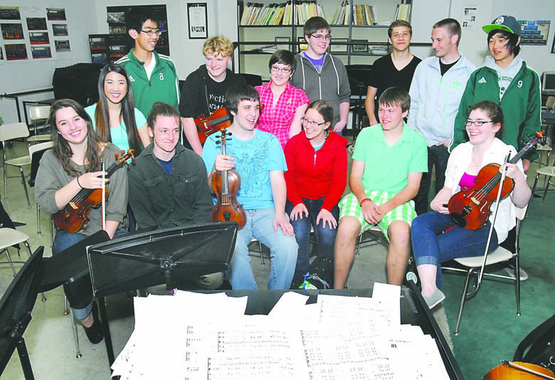 Port Angeles High School's Chamber Orchestra includes