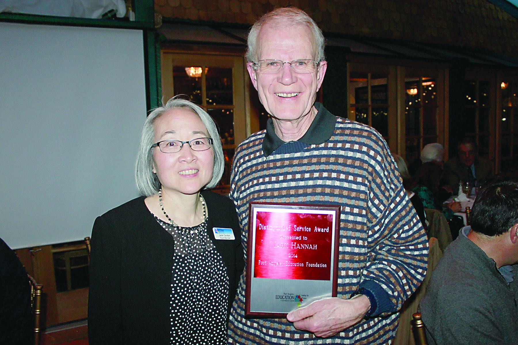 Distinguished Service Award recipient Mark Hannah
