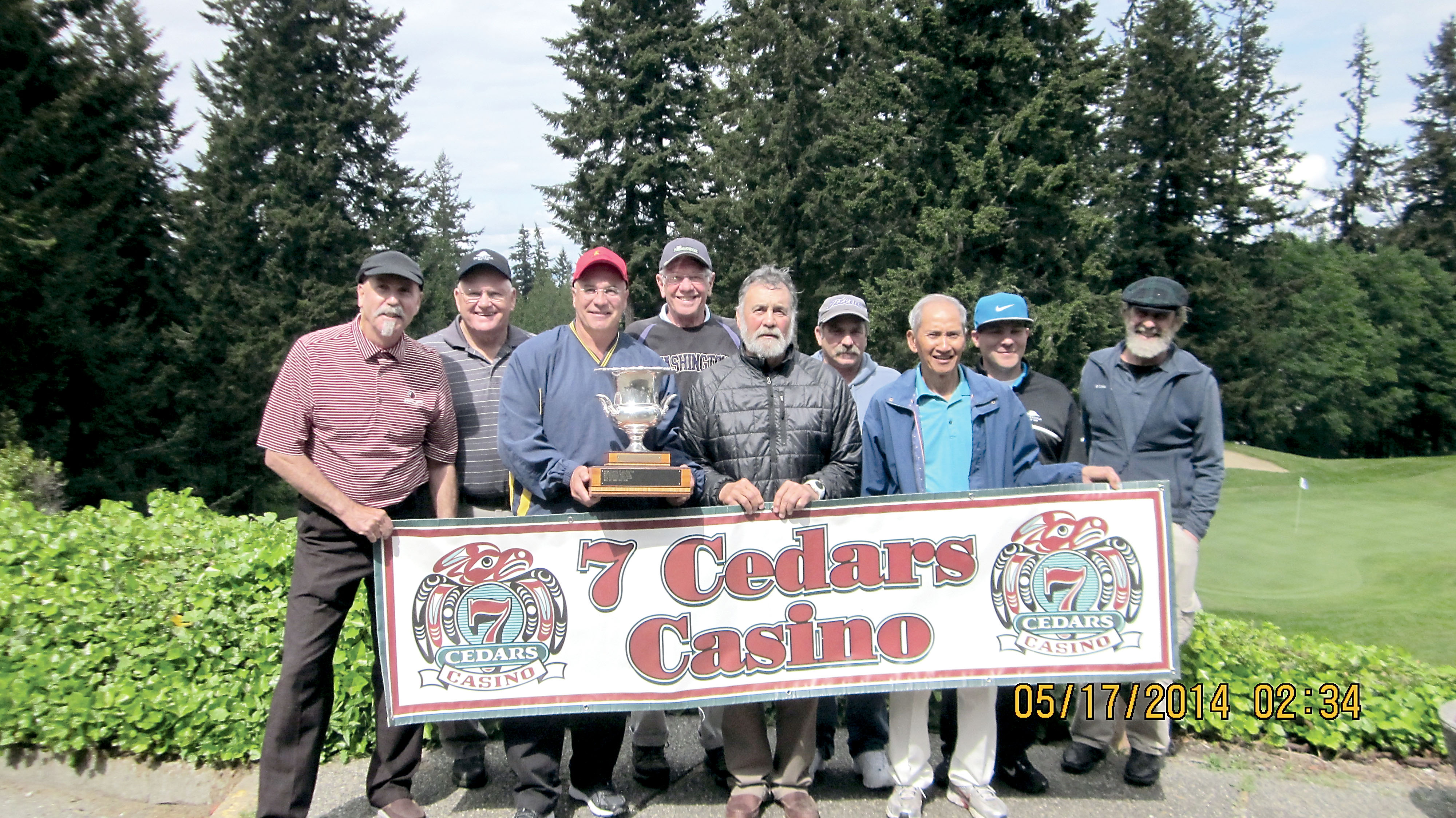 Peninsula Golf Club claimed its third Peninsula Cup in the six-year history of the tournament recently at Port Ludlow Golf Course. Team members from left to right: Steve Jones