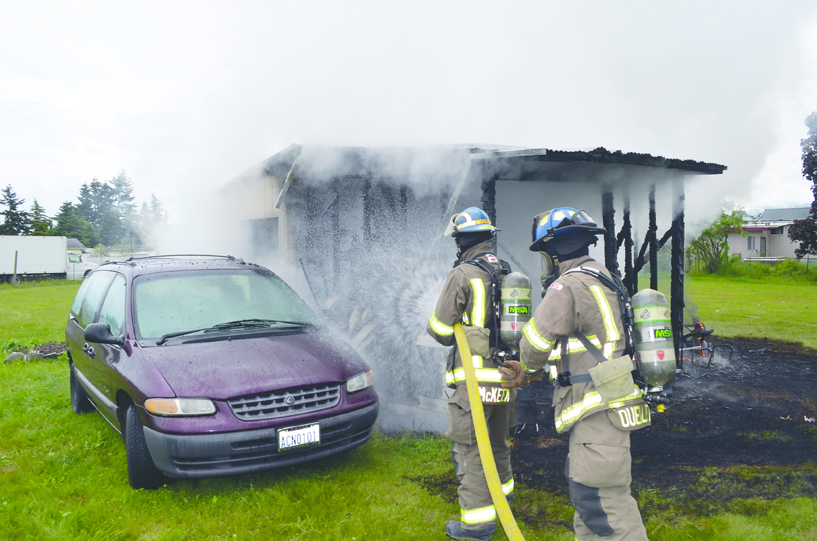 Clallam County Fire District No. 3 firefighters Joel McKeen