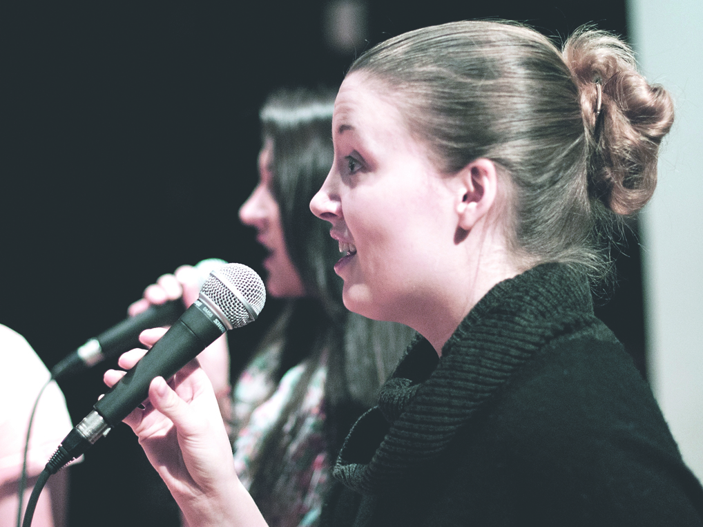 Brandi Larson is one of the 12 singers to debut Thursday at Peninsula College's Port Angeles campus in the debut of the Peninsula College Vocal Jazz Ensemble. Peninsula College