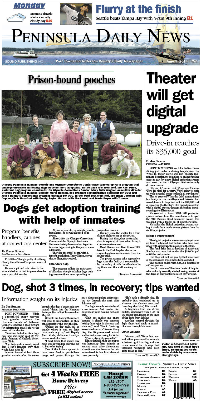 PDN's front page for today's Jefferson County readers.