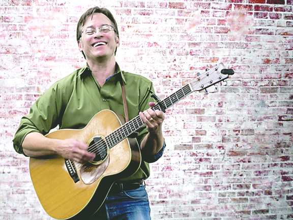 Singer and satirical songwriter Roy Zimmerman of San Anselmo