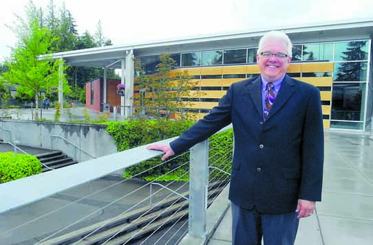 Luke Robins is Peninsula College's sixth president. Keith Thorpe/Peninsula Daily News