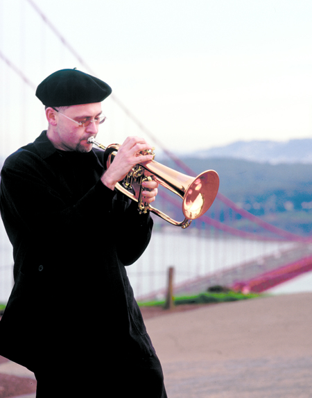 Flugelhorn player and composer Dmitri Matheny will give a free jazz workshop in Peninsula College's Maier Performance Hall on Tuesday