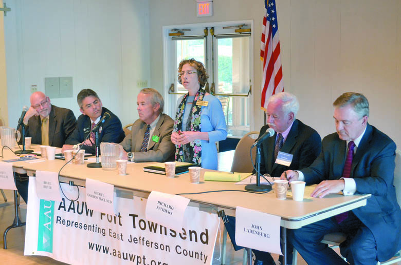 State Supreme Court candidates at a forum in Port Ludlow are