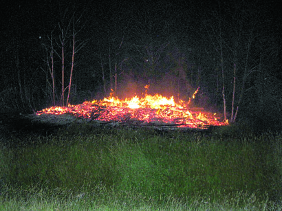 This intentionally set fire got out of control on June 30. Jefferson County Sheriff's Office