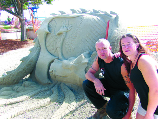 Dave and Meghan Ventura own Phoenix Dragon Martial Arts in Port Angeles. Arwyn Rice/Peninsula Daily News