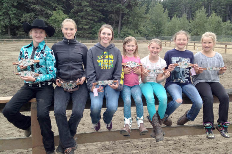 High-point pleasure horse winners from the 4-H “Friendzy” show last weekend at the Clallam County Fairgrounds are