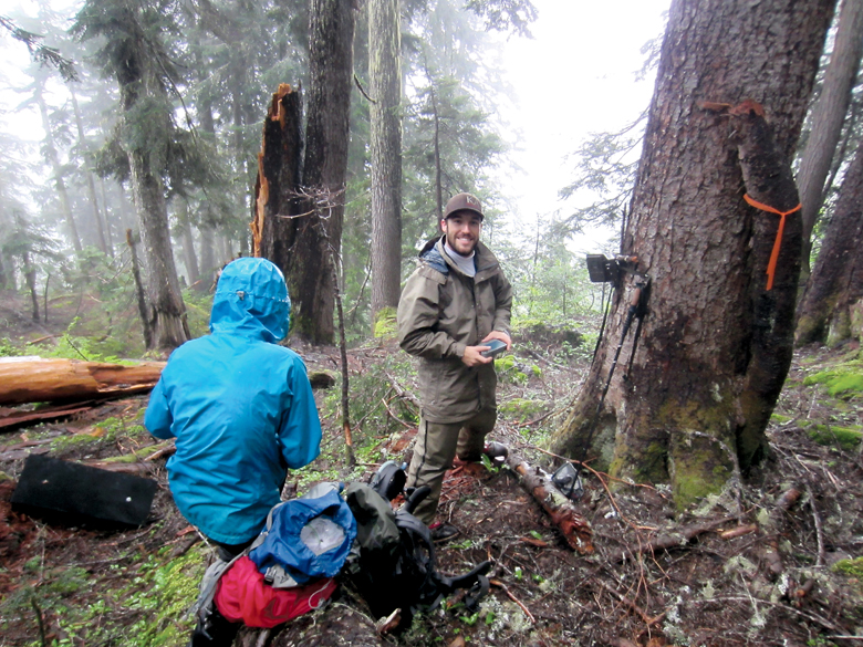 Olympic National Park staff members Steve Yuncevich