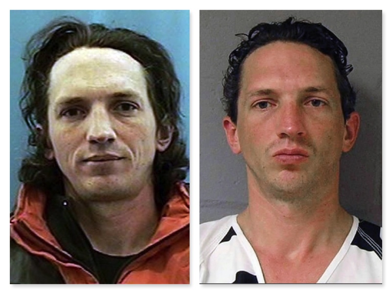 Israel Keyes in two photos released by the FBI. FBI