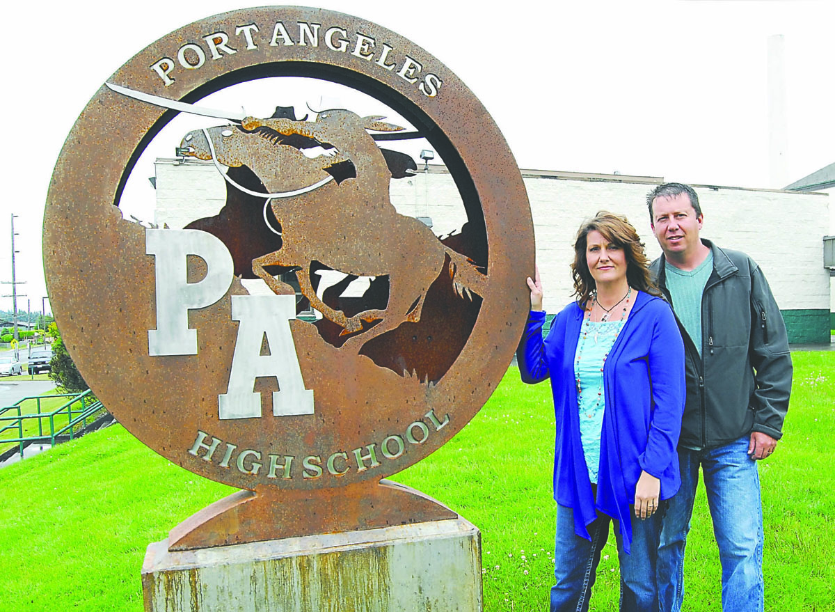 Tami and Kelly Ziegler organized a memorial scholarship to benefit the Port Angeles Class of 2014 to honor their son