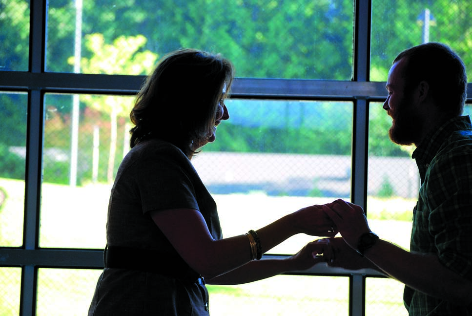 Dance teachers Rosalynn Rees and Paul Kelly