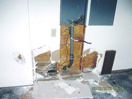 Copper thieves struck an unoccupied bank-owned home in Sequim over the weekend