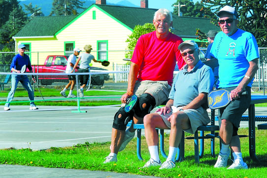 Sequim pickleball players Dave Herndon
