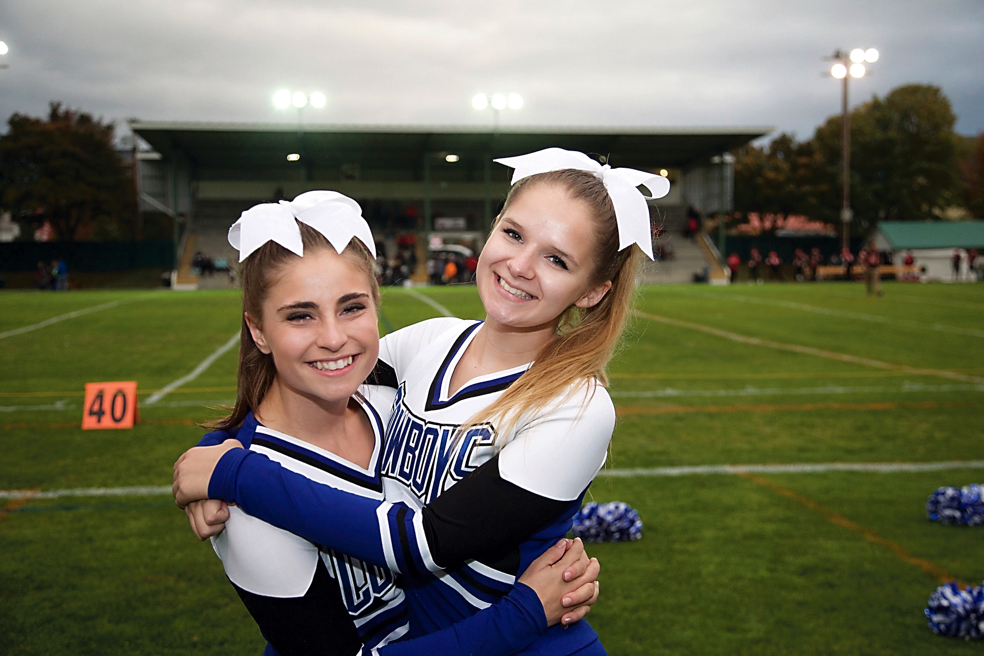 Chimacum cheer captains Deidra Morris