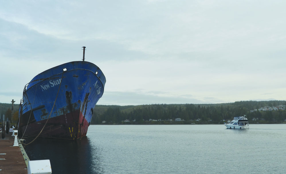 The New Star has been at the Port Ludlow Marina since Oct. 1. Charlie Bermant/Peninsula Daily News