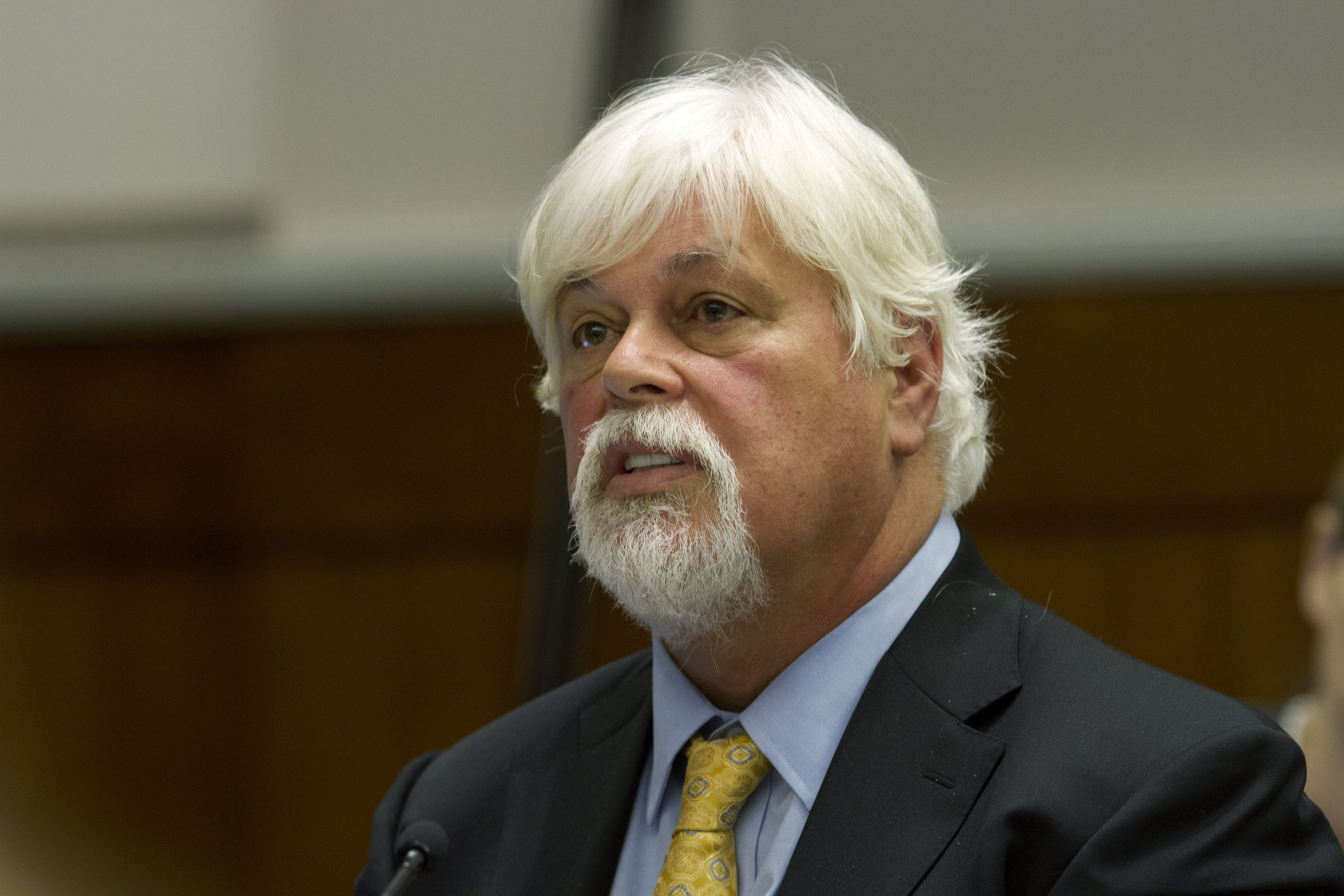 Paul Watson in court on Wednesday. The Associated Press