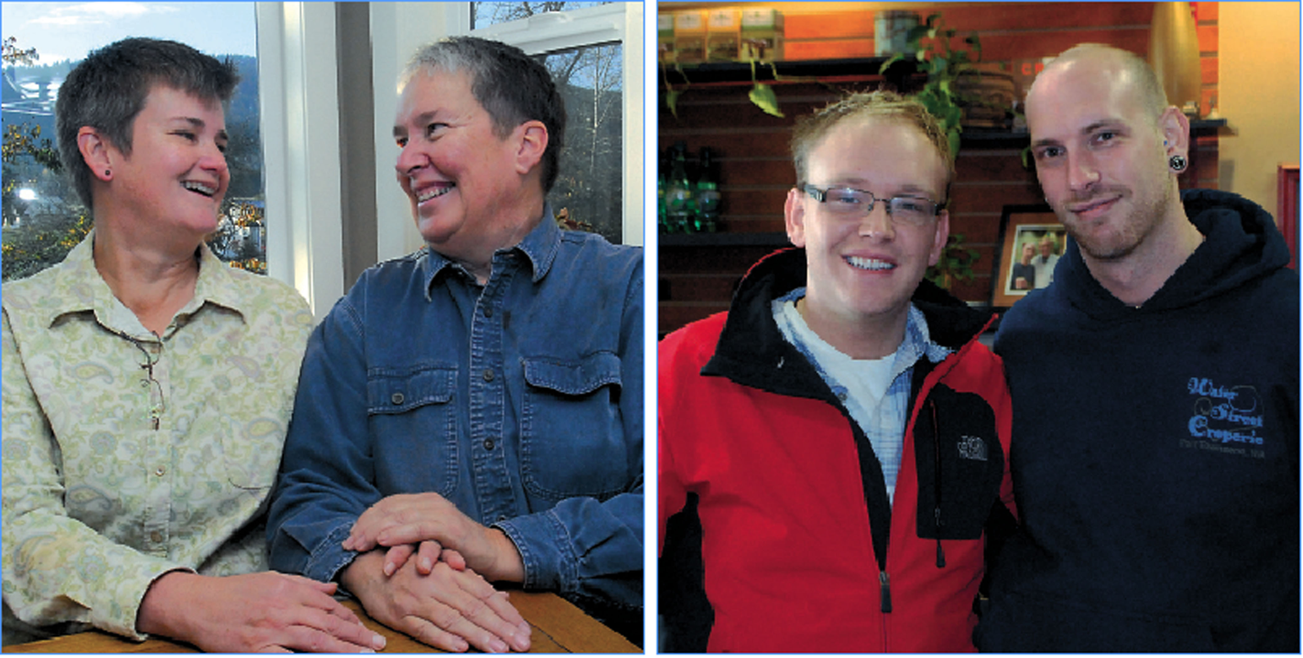 Retired Coast Guard officers Diana Wickman