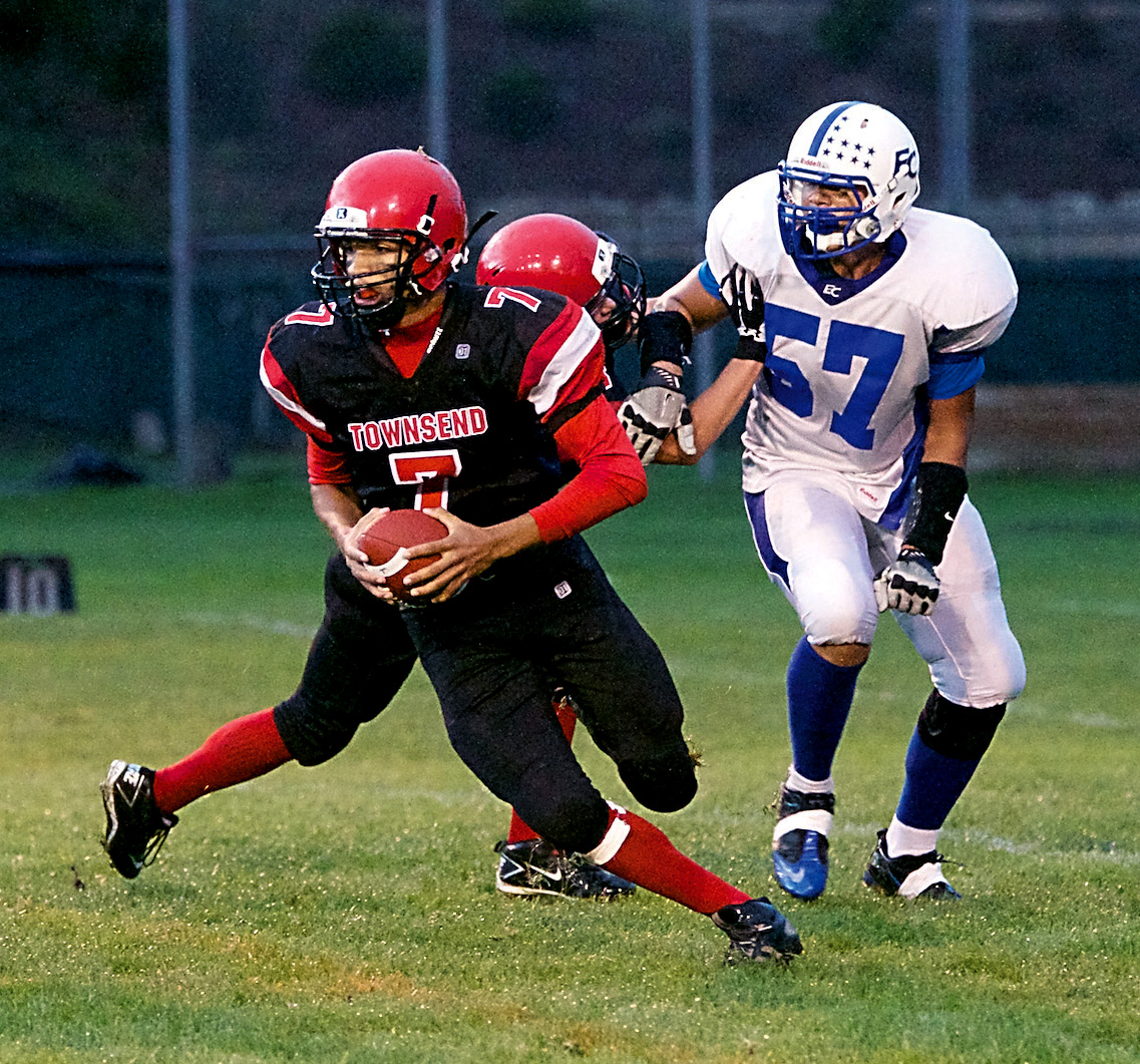 Port Townsend senior quarterback Jacob King was chosen as division MVP by Nisqually League coaches. Steve Mullensky/for Peninsula Daily News