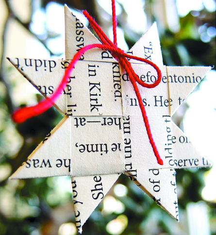 A hanging star is among the crafts that can be produced during CreativiTea at the Port Angeles Library.