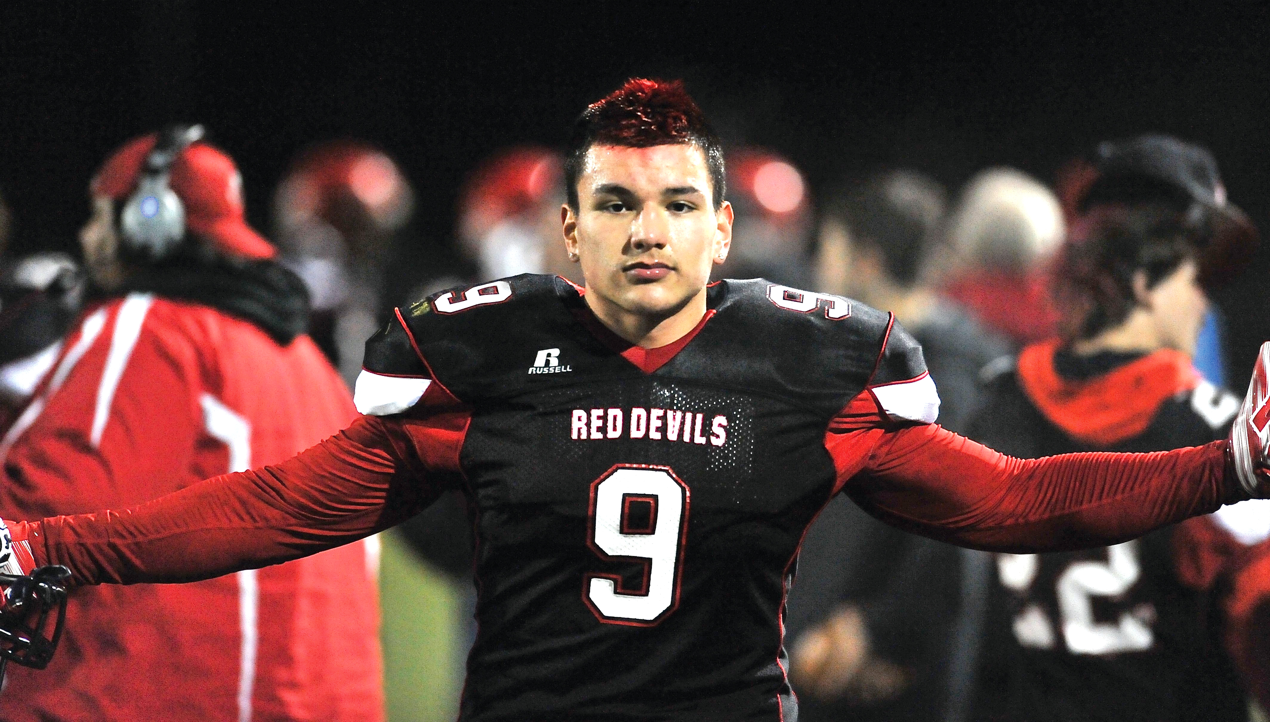 John Reamer and the Neah Bay Red Devils will play in their fourth consecutive Class 1B state championship game Saturday against Liberty Christian. Jeff Halstead/for Peninsula Daily News