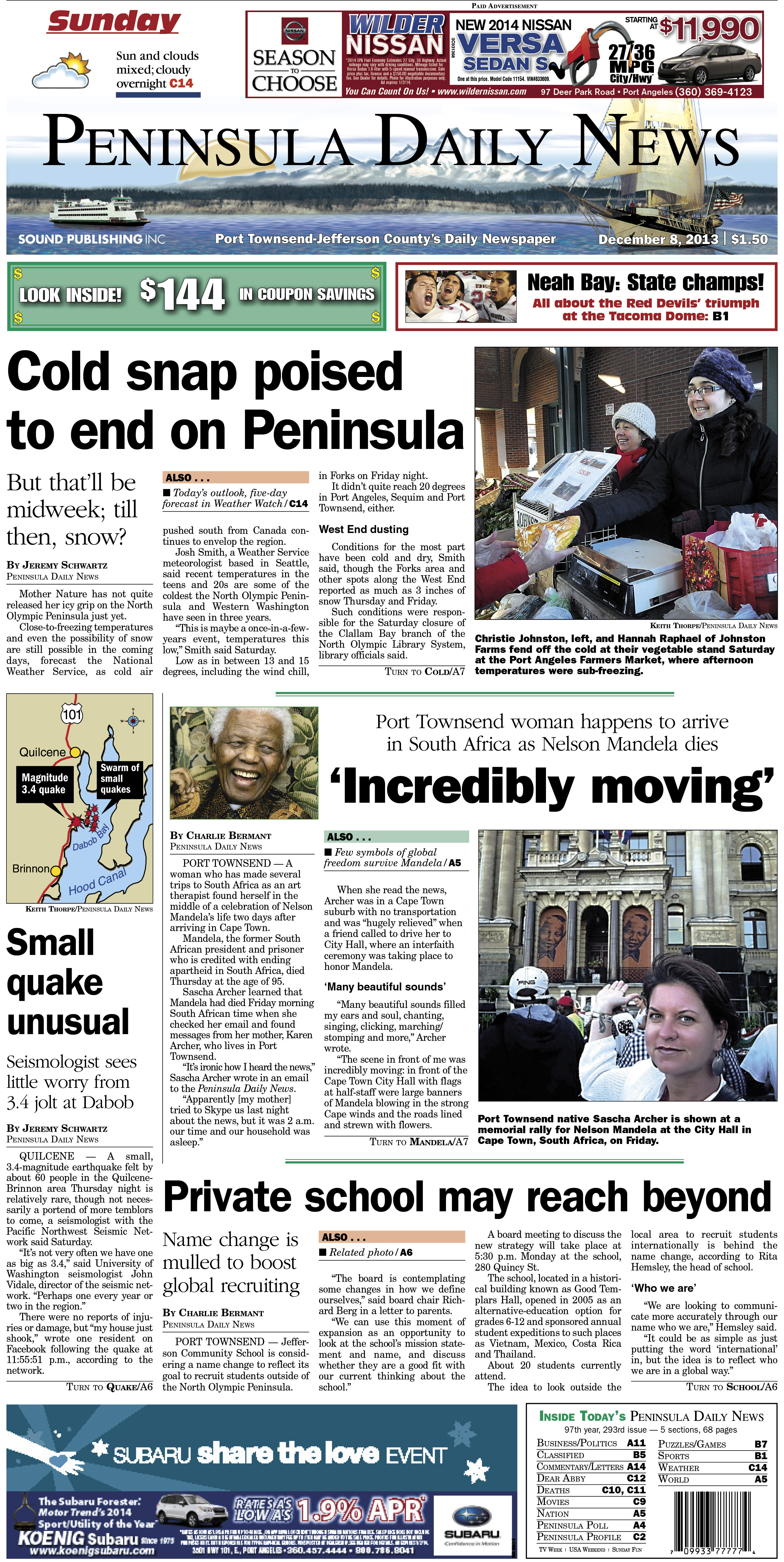 PDN Jefferson County edition today.